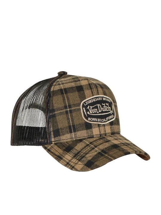 Von Dutch Trucker Cap Vd 1 Cb Car 08 Checked-vd 1 Cb Car 08-Multi