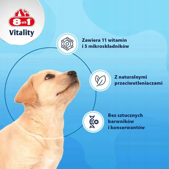 8in1 8in1 Multivitamine für Hunde in Tabletten 2 Tabs für die allgemeine Gesundheit