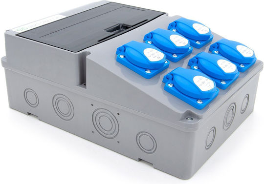 ELS Elektrotechnika Wall Mounted Waterproof Electrical Fuse Box P310xH225xW120mm