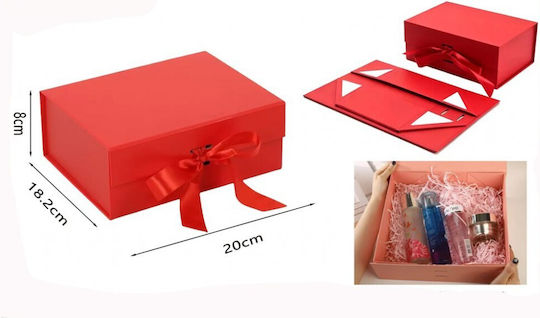 Galifas Red Paper Gift Box 20x8x18.2cm