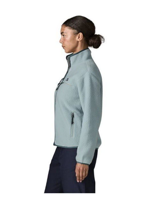 Retro Pile Men's Fleece Jacket Blue