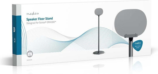 Nedis Floor Speaker Stand (1 Piece) in Black Colour