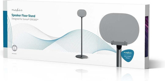 Nedis Floor Speaker Stand (1 Piece) in Black Colour