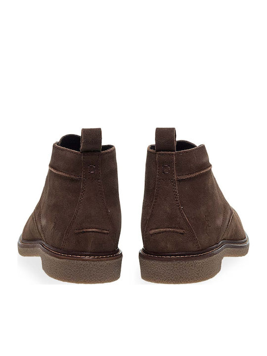 Deri Herrenstiefel Chukka Braun