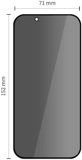 Tech-Protect Glass Spy+ Privacy Screen Protector 2 Pieces iPhone 17 Air