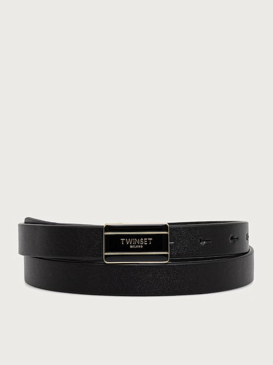 Leather Women's Belt Black