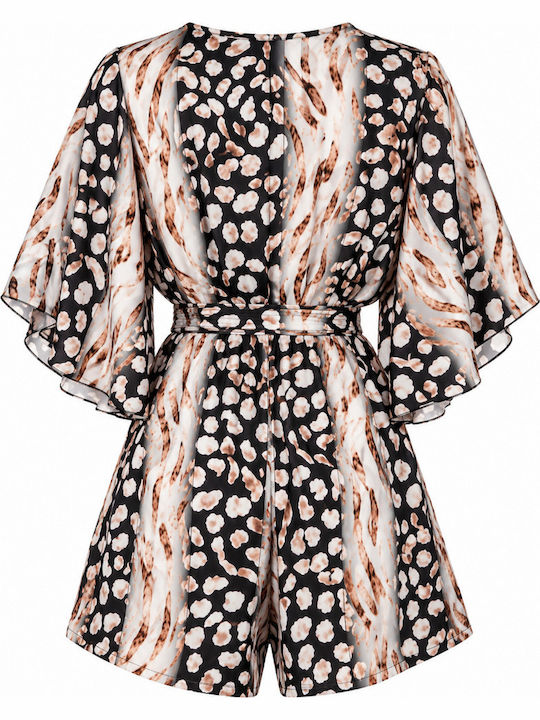Damen Mehrfarbiger Jumpsuit