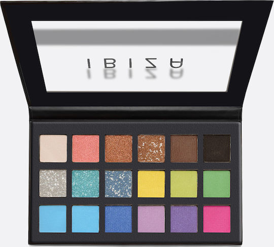 Elixir Ibiza Lidschatten Palette Mit Mehrfarbigen Gepressten Puder in Formulierung 14.7gr