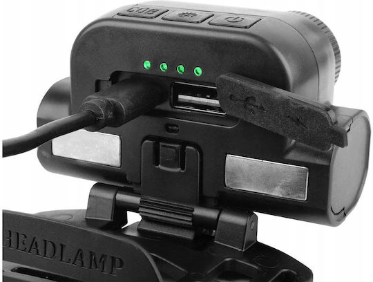 Vayox Rechargeable LED Headlamp IP20 with Maximum Brightness 200lm