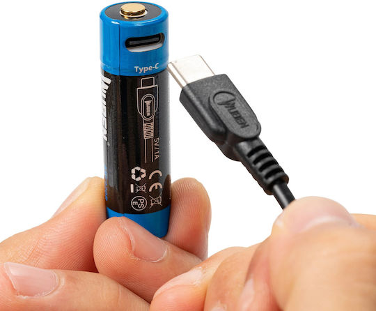 Wuben Rechargeable LED Flashlight with Maximum Brightness 1300lm