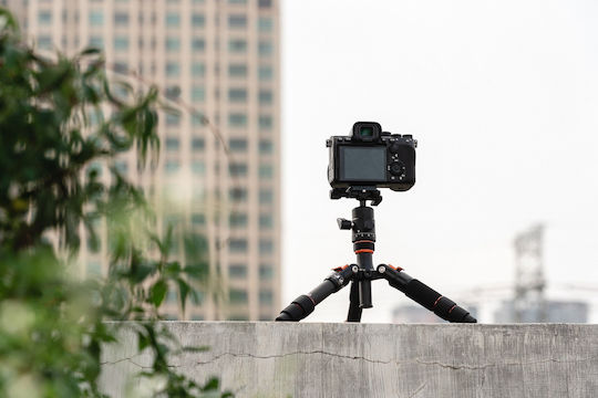 Fotopro Trepied X-go cu Cap Sferic până la 19cm și Capacitate 8kg