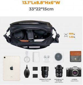 K&F Concept Alpha Kameratasche Crossbody Grüne