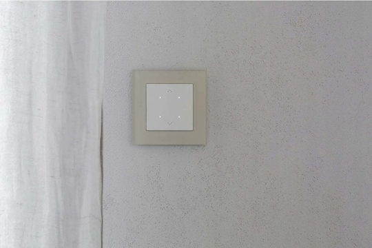 Kontakt-Simon Wasserdichter Vertiefter Elektrischer Wandtaster Doppelt Ohne Rahmen Elektrische Wandschalter Grau