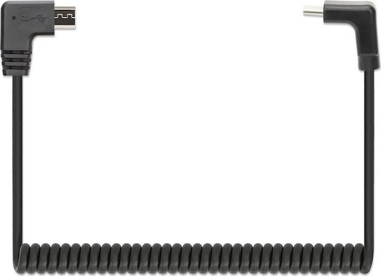 Manhattan Regulär USB 2.0 zu micro USB Kabel Schwarz 356244 1 Stück