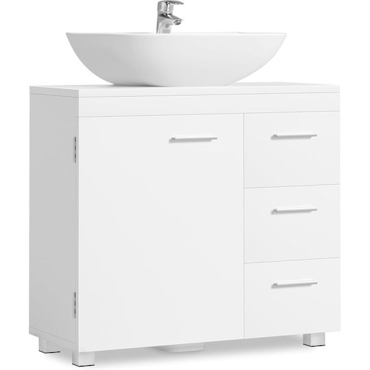 Songmics Ντουλάπι Μπάνιου 70x30x64cm Λευκό