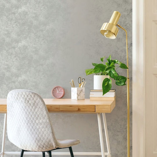 Tapete Wand Vinyl Grau 1000x52cm Waschbar