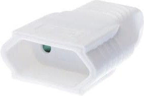 Brennenstuhl Wasserdichtes Schuko Stecker-Adapter Weiß