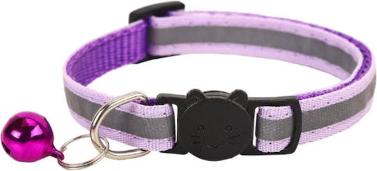 Отразяващ Ошийник Safety Clip Син 19-32см Ширина 1,0см