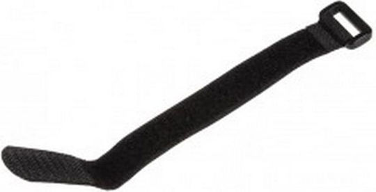 InLine Velcro Kabelbinder 200mmx20mm in Schwarz Farbe (10Stück) 59945F