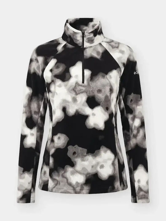 Glacial Iv Дамска Флийс Блуза с Цип Print