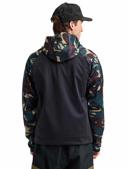 Crown Weatherproof Hanorac Cu Glugă Negru/camuflaj
