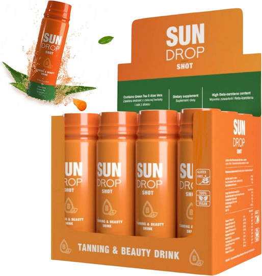 Sun Drop Shot Erfrischendes Solarium Spray Sun X12 Stückzahl 80ml