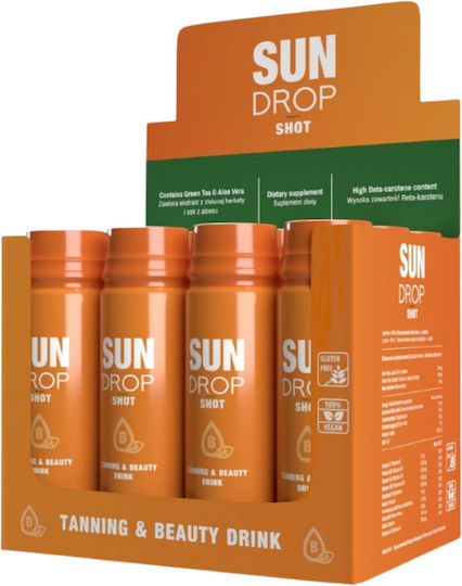 Sun Drop Shot Erfrischendes Solarium Spray Sun X12 Stückzahl 80ml