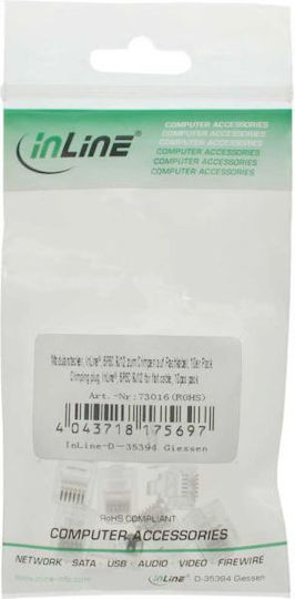 InLine InLine Stecker 10St Transparent 73016