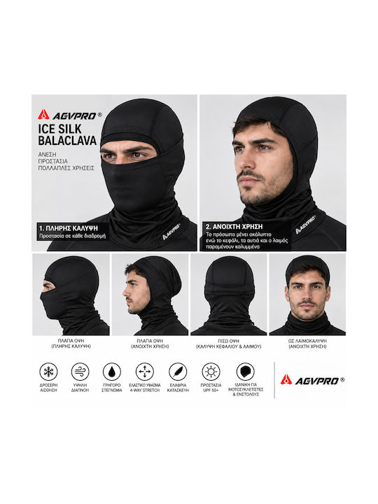 AGVpro Full Face Балаклава за мотоциклетен ездач