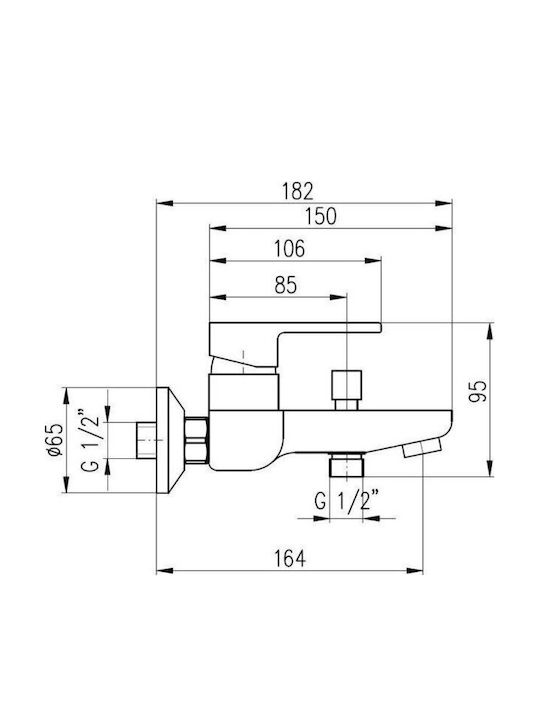 Domoletti Mischung Waschbeckenarmatur