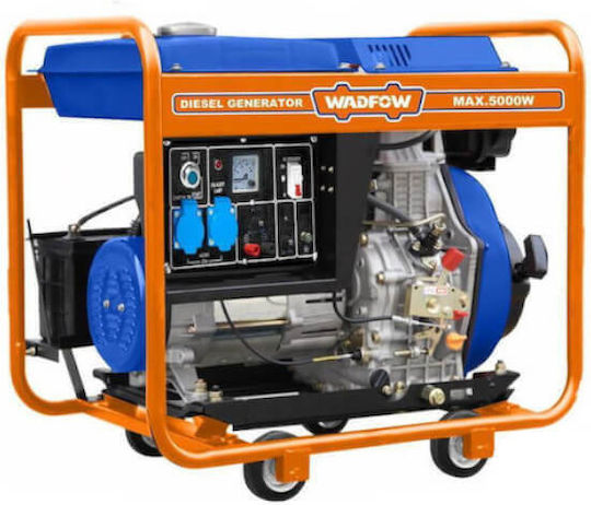 Wadfow Generator Petrol cu Autostart și Putere Maximă 6.3kVA