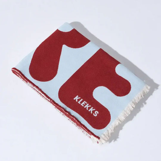 Klekks Sofa Blanket 140x200cm Burgundy