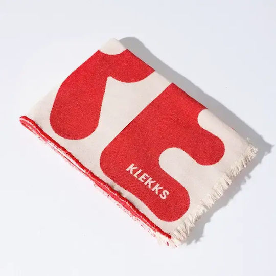 Klekks Sofa 140x200cm Rote Decke Klekks Sofa 140x200cm Rote Decke