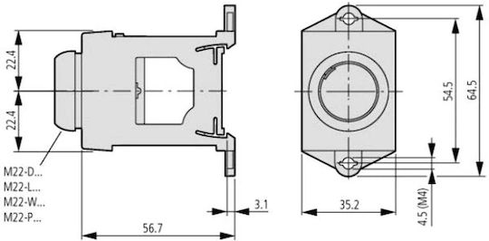 Eaton Stützschiene Für Elektrische Schalttafel-Zubehör 216400