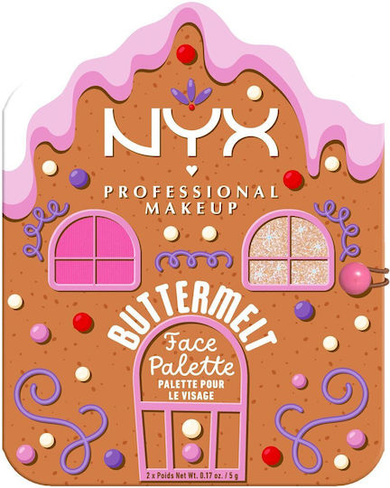 NYX Professional Makeup Face Paletă cu Farduri de Pleoape Formă Solidă 10gr