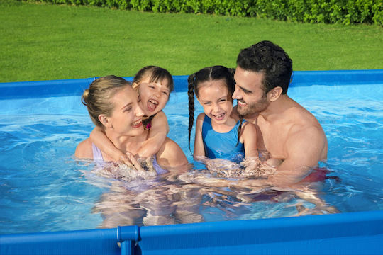 Πισίνα PVC 2.3lt με Μεταλλικό Σκελετό 259x170x61εκ. Μπλε