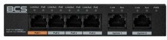 BCS BCS-L-SP04G02G L2 PoE++ Schalter mit 4 Ethernet-Verbindungen