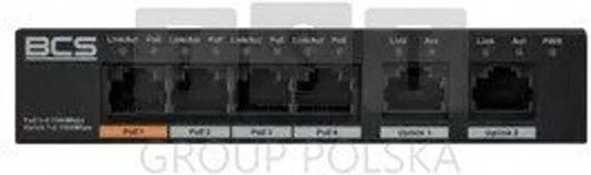 BCS BCS-L-SP04G02G L2 PoE++ Schalter mit 4 Ethernet-Verbindungen