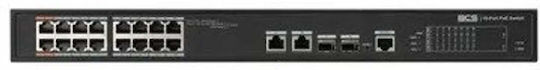 BCS BCS-L-SP1602G-2SFP-M Managed L2 PoE++ Switch με 16 Θύρες Ethernet