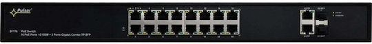 Pulsar SF116WP L2 PoE+ Schalter mit 18 Ethernet-Verbindungen