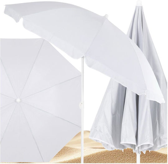 Umbrelă Pliabilă Plajă Diametru 1.6m Cu Protecție UV Gri