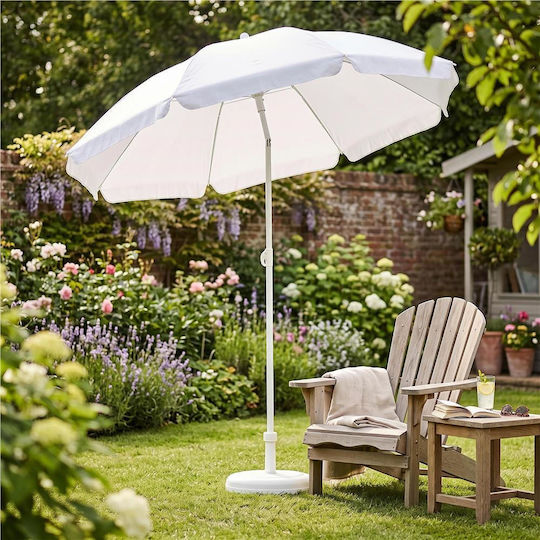 Umbrelă Pliabilă Plajă Diametru 1.6m Cu Protecție UV Gri
