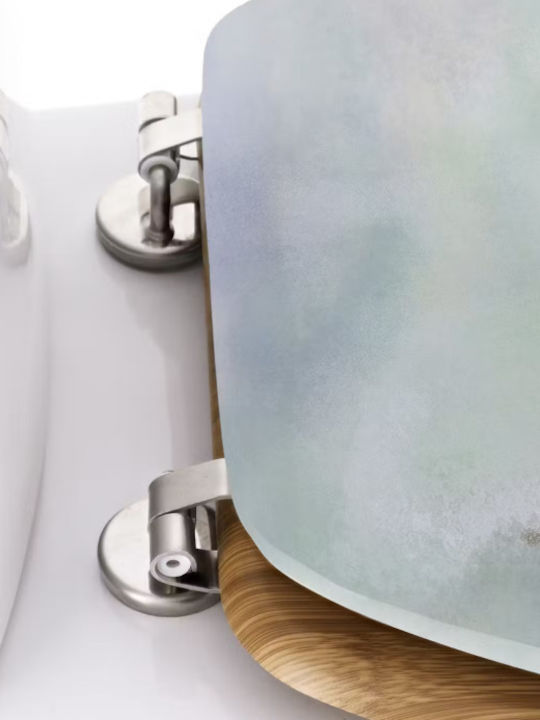 Eurocasa Toilettensitz Hölzernes 46x37,5cm Mehrfarbig