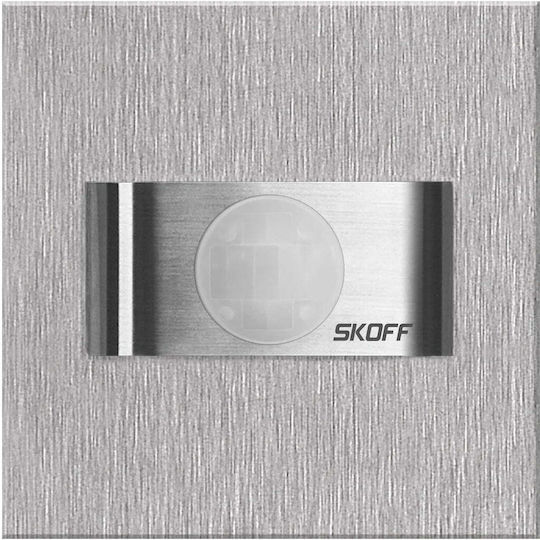Skoff Φωτιστικό Τοίχου Ασημί 7.3εκ.
