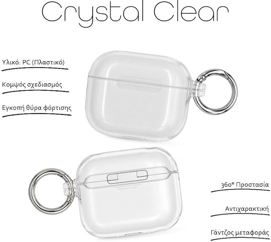 Husă Sonique Crystal Clear AirPods Pro 3 Transparentă