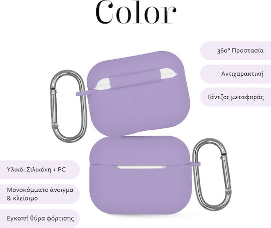 Sonique Silikonhülle Für Airpods Pro 2 Flieder