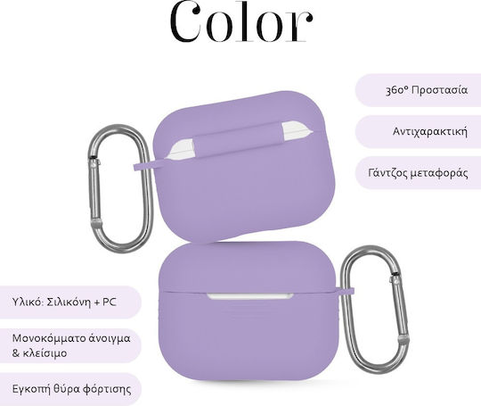 Sonique Silikonhülle Für Airpods Pro 3 Flieder