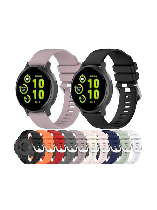Garmin Vivoactive 5 Silikon Tragbare Bänder 20mm Weiß