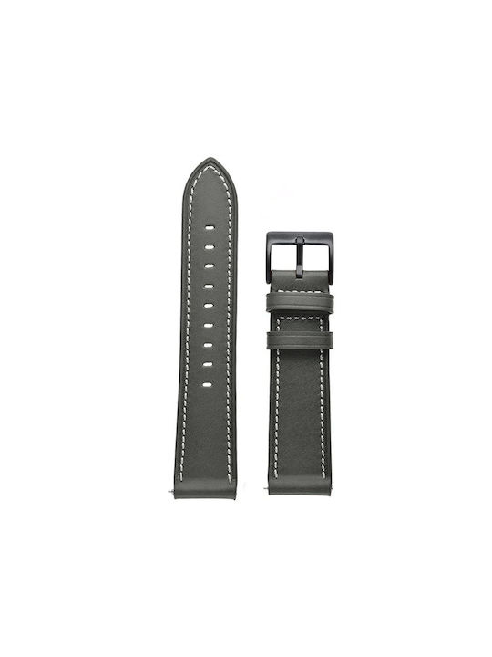 Garmin Forerunner 255 265 Vivoactive 4 Venu 2 22mm Leder Graues Tragbare Bänder