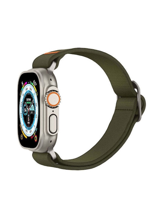 Spigen Каишка за Apple Watch 8 9 10 11 SE 1 2 3 Ultra 1 2 3 – 44 45 46 49mm Fit Lite Ultra Зелен